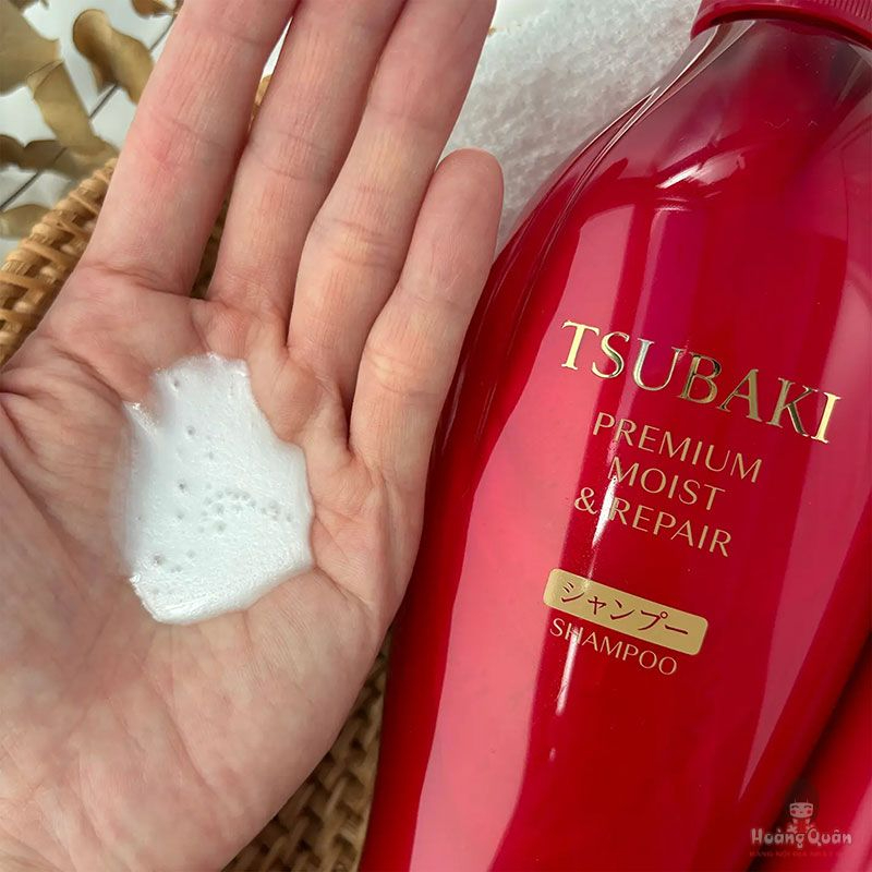 Dầu gội Tsubaki Premium phục hồi & cấp ẩm tóc 450ml (đỏ) giá tốt