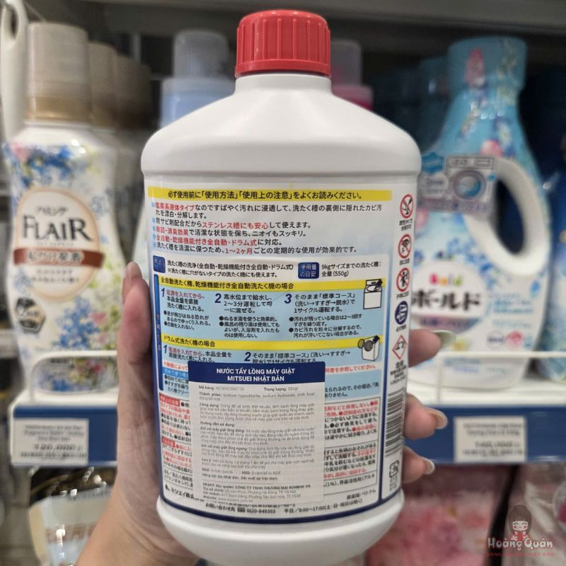 Chất Tẩy Rửa Lồng Máy Giặt Mitsuei 550g giá tốt