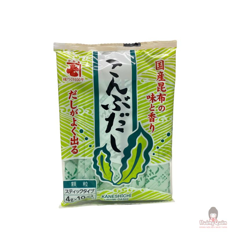 Hạt Nêm Rong Biển & Cá Ngừ Kaneshishi Dashi (4g x 10 gói)
