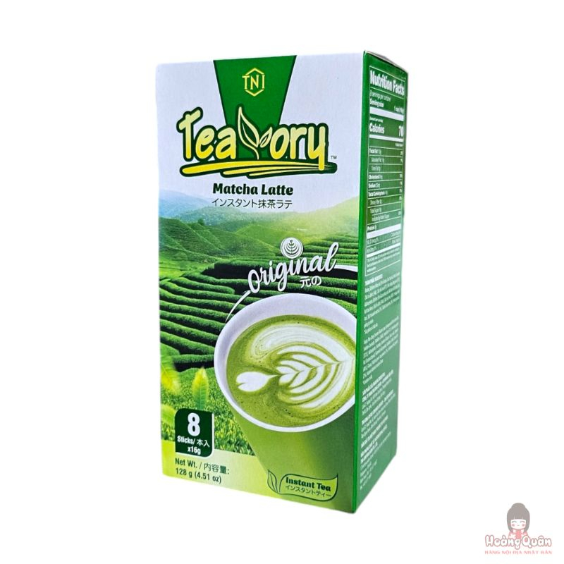 Trà Sữa Teavory Matcha Latte Original (8 gói x 16g) giá tốt