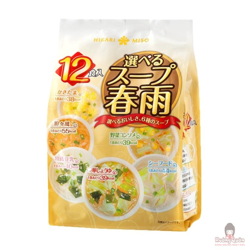 Miến ăn liền 6 vị Hikari Miso 12 gói