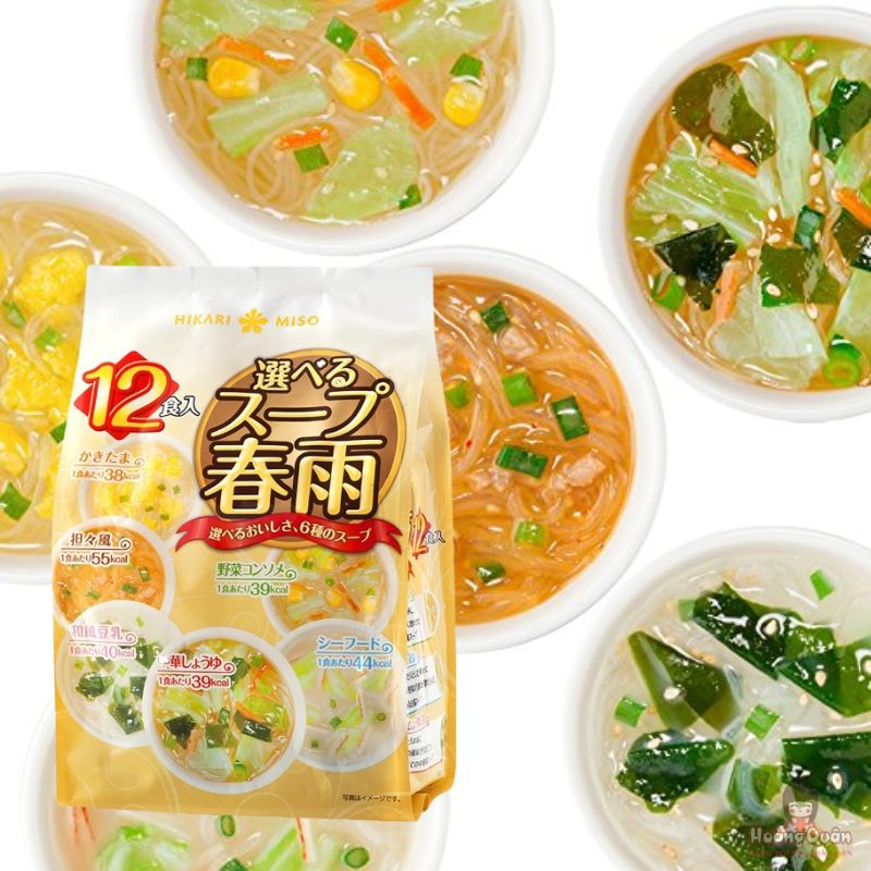 Miến ăn liền 6 vị Hikari Miso 12 gói giá rẻ