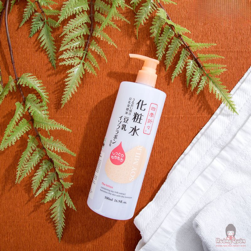 Lotion Kumano Shikioriori Soy Milk Moisturizing 500ml giá rẻ