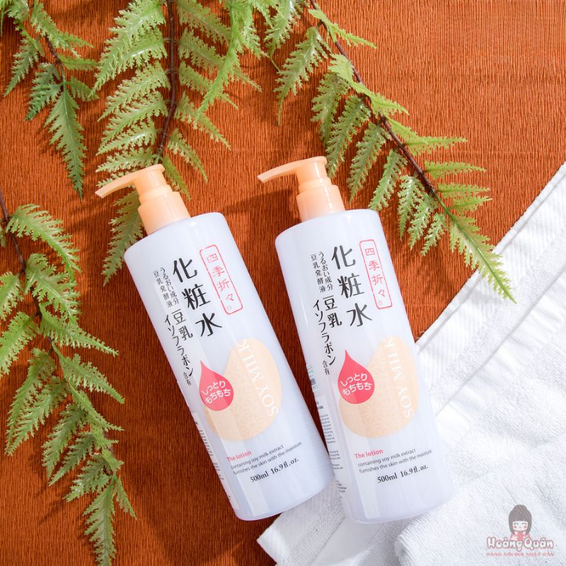 Lotion Kumano Shikioriori Soy Milk Moisturizing 500ml giá tốt