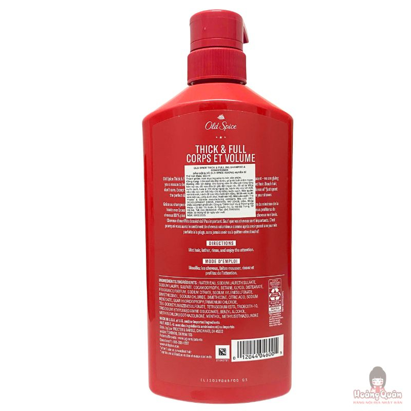 Dầu gội xả 2in1 Old Spice hương huyền bí 650ml giá rẻ