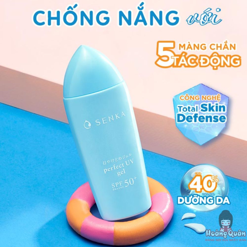 Gel Chống Nắng Senka Da Khô SPF50+ PA++++ 80g