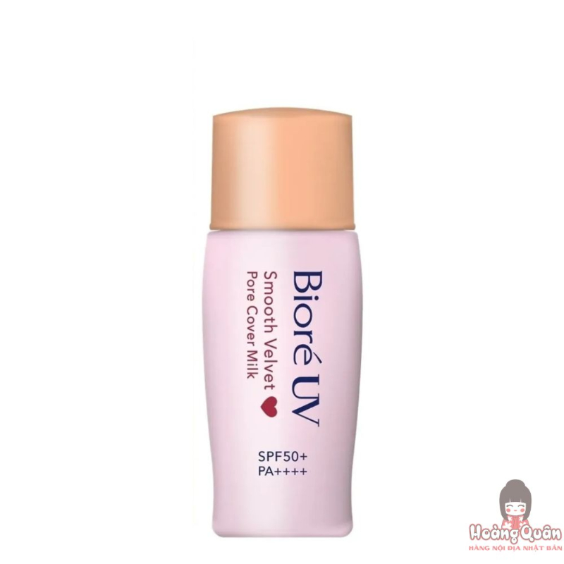 Sữa chống nắng Bioré Smooth Velvet Pore Cover Milk SPF50+ PA++++ 30ml rẻ