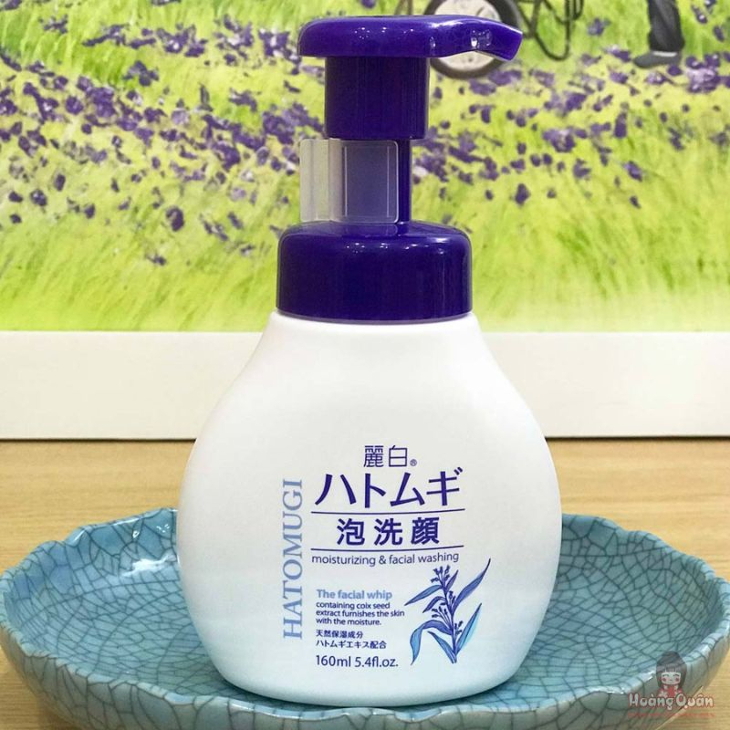 Sữa rửa mặt tạo bọt Reihaku Hatomugi The Facial Whip 160ml giá rẻ