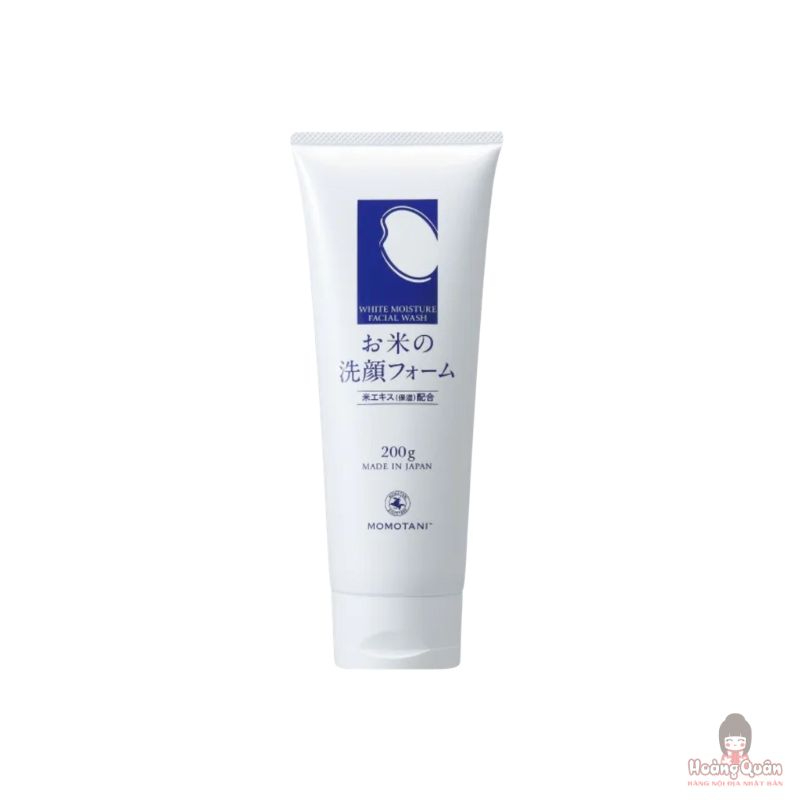 Sữa rửa mặt dưỡng ẩm, trắng da chiết xuất gạo Momotani 200g