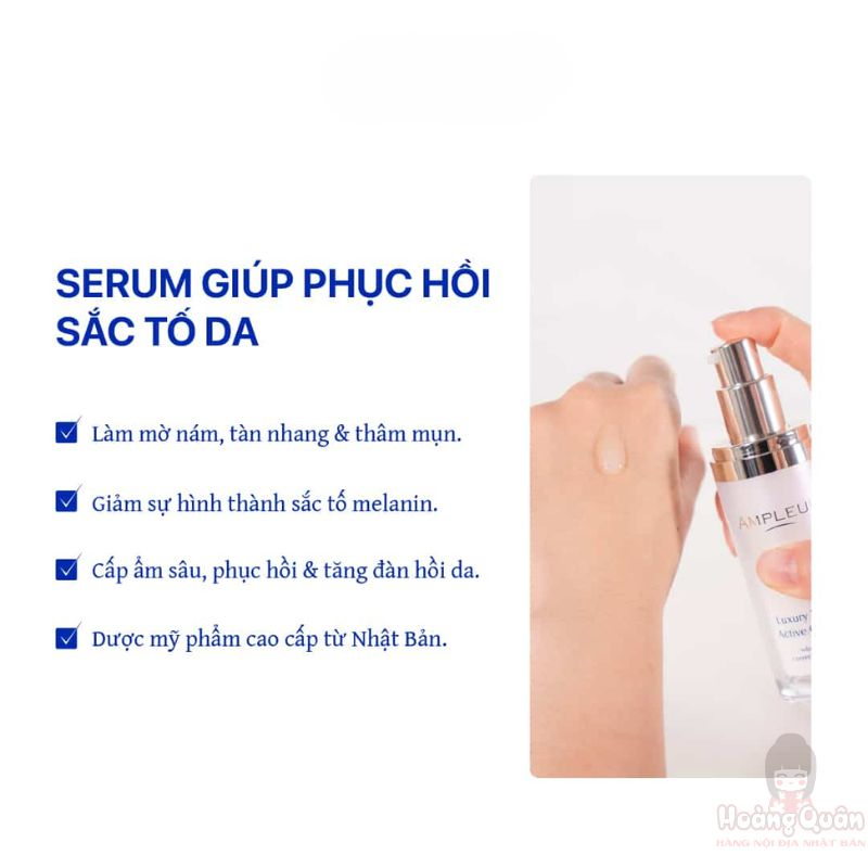 Serum trị nám Ampleur Luxury White Active Clear D 30ml giá tốt
