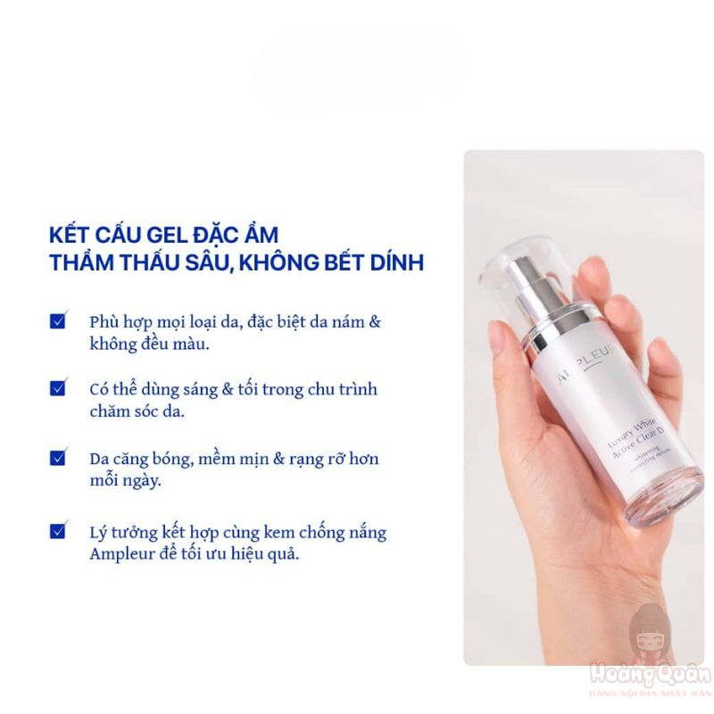 Serum trị nám Ampleur Luxury White Active Clear D 30ml giá rẻ