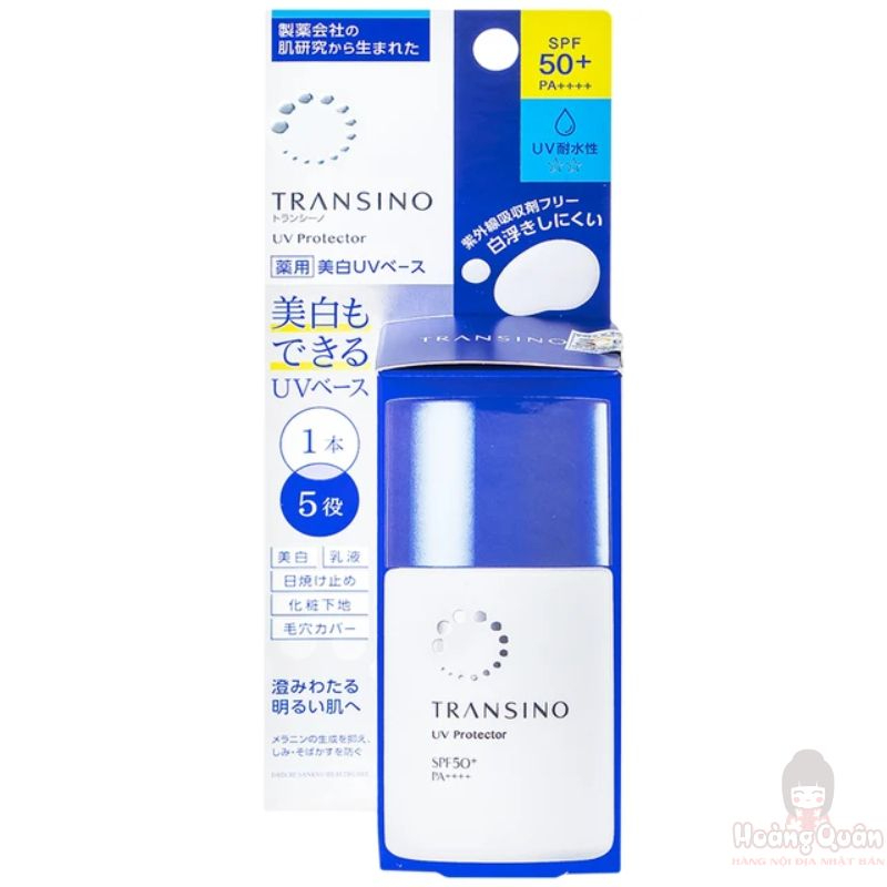 Kem chống nắng Transino Whitening UV Protector SPF50+ PA++++