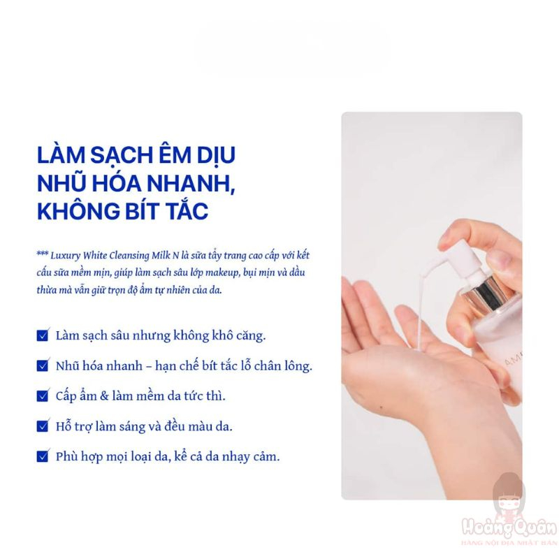 ﻿Sữa tẩy trang Ampleur Luxury White Cleansing Milk 200ml﻿﻿ giá rẻ