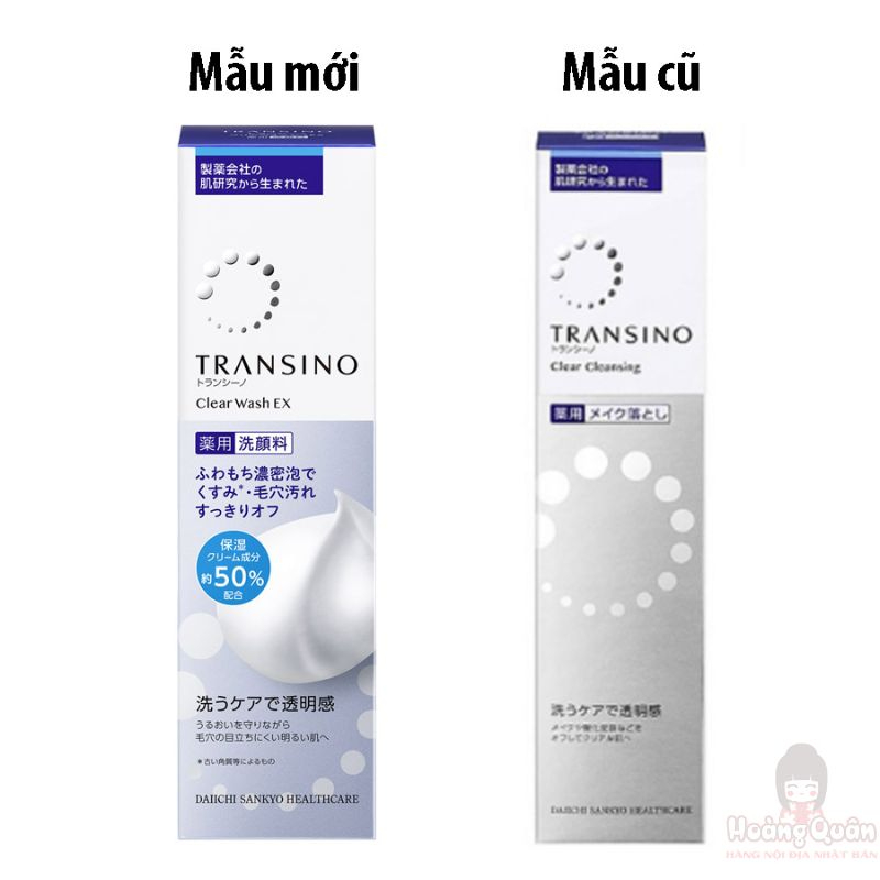 ﻿Sữa rửa mặt trắng da giảm nám Transino Clear Wash 100g giá rẻ