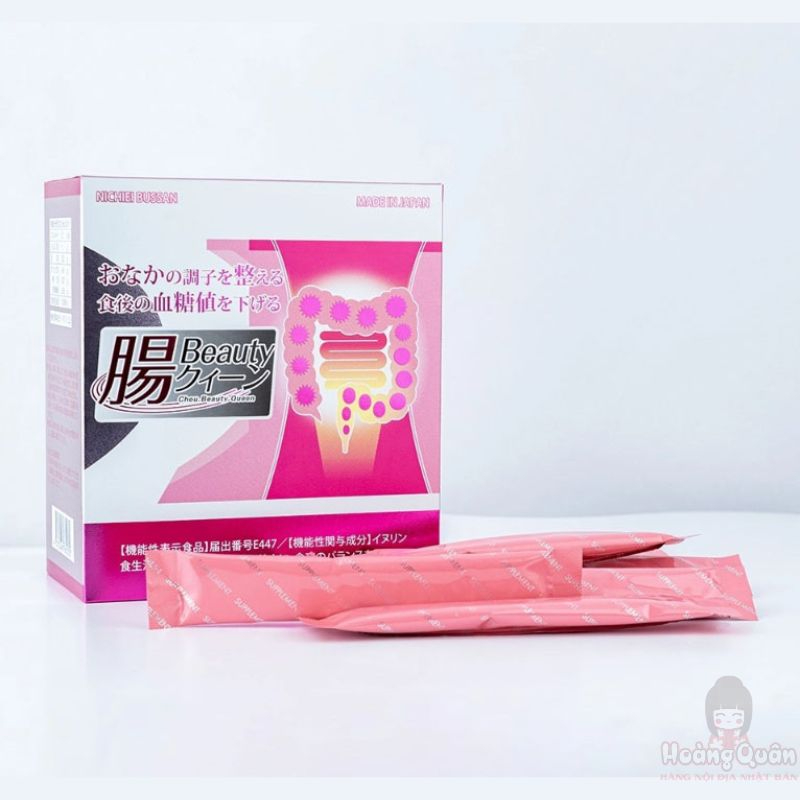 Bột uống men lợi khuẩn Nichiei Bussan Chou Beauty Queen 30 gói