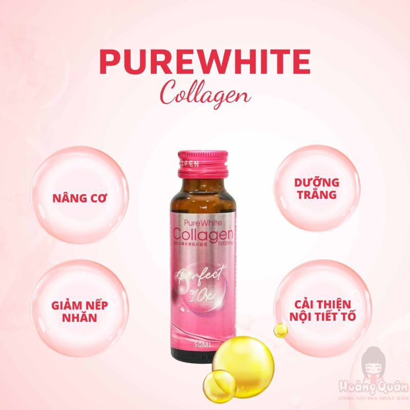 Nước uống Pure White Collagen Perfect 5000mg giá rẻ