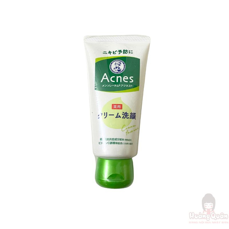Sữa rửa mặt trị mụn Rohto Mentholatum Acnes 130g