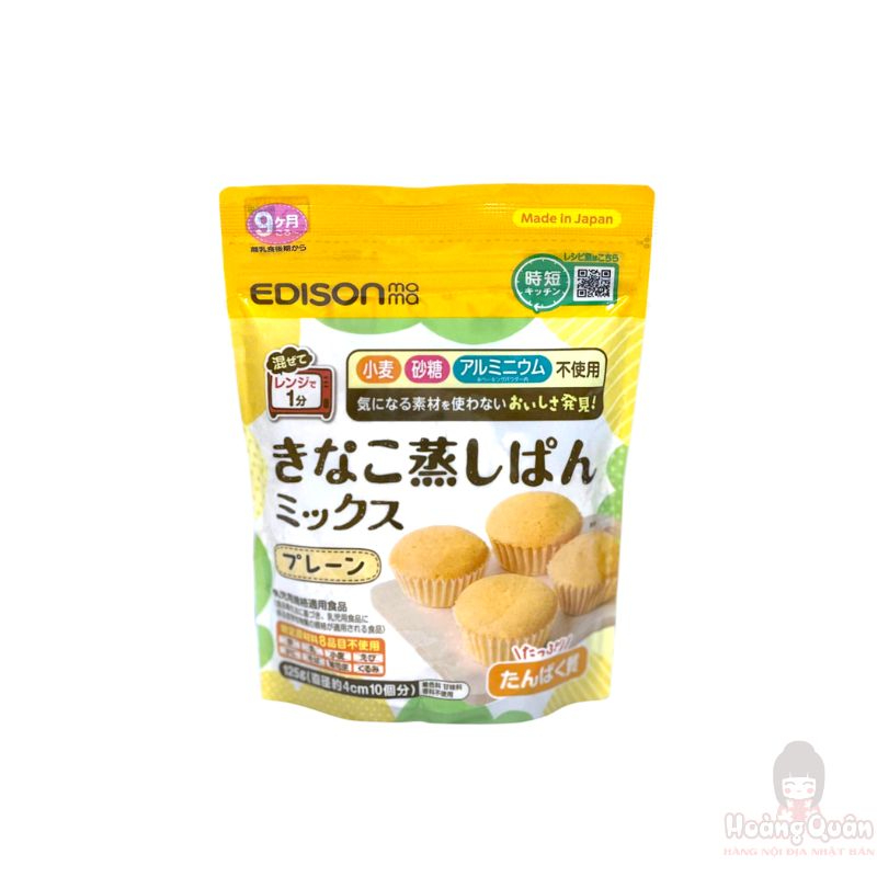 Bột làm bánh Cupcake Edison Mama 125g