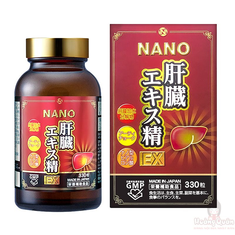 Viên Uống Giải Độc Gan Nano Liver Hydrolyzate EX 330v