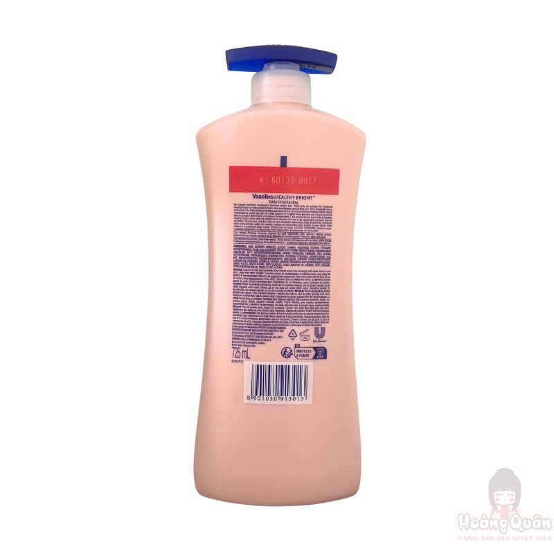 Sữa dưỡng thể Vaseline Healthy Bright Daily Brightening 725ml giá rẻ
