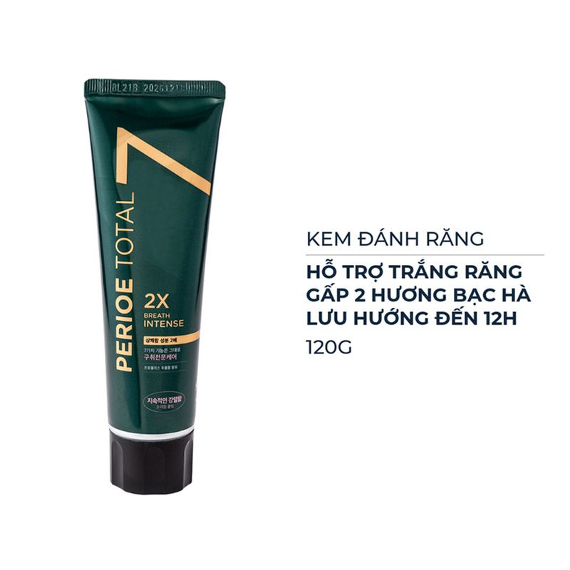 Kem đánh răng Perioe Total 7 Intense Freezingcooling Toothpaste 120g giá rẻ