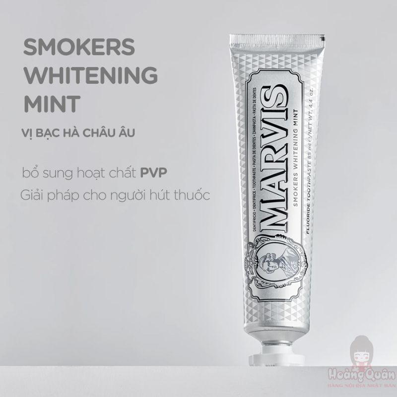 Kem đánh răng Marvis Smokers Whitening Mint 85ml giá rẻ