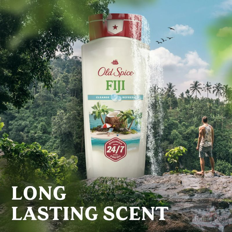 Gel Tắm Old Spice Hương Fiji Thư Giãn 473ml giá rẻ