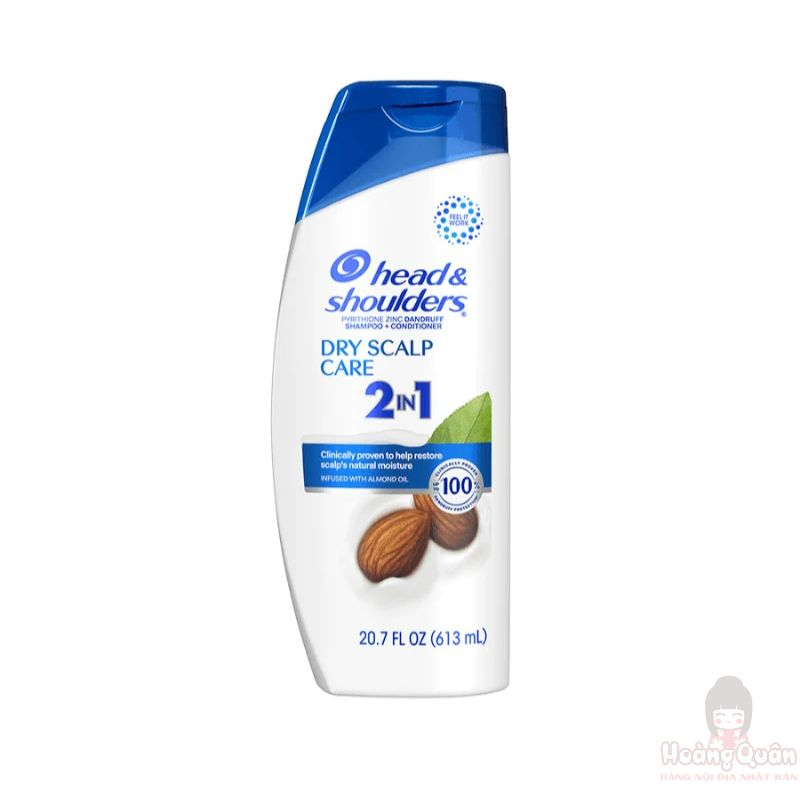 Dầu gội xả 2in1 Head & Shoulders Dry Scalp Care 613ml