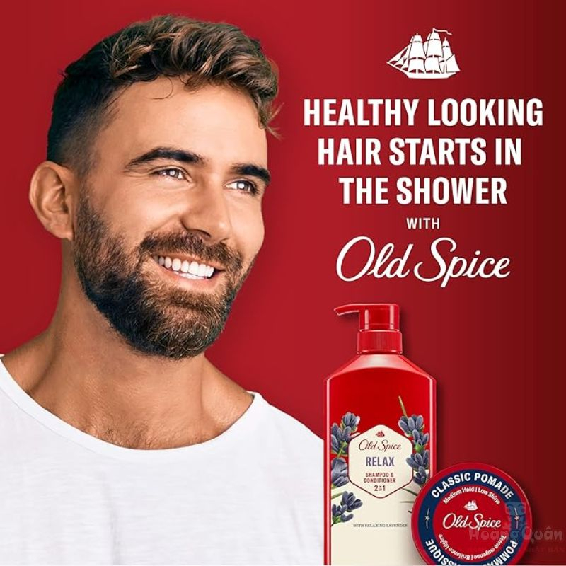 Dầu Gội Xả 2in1 Old Spice Cho Nam Relax 650ml giá tốt