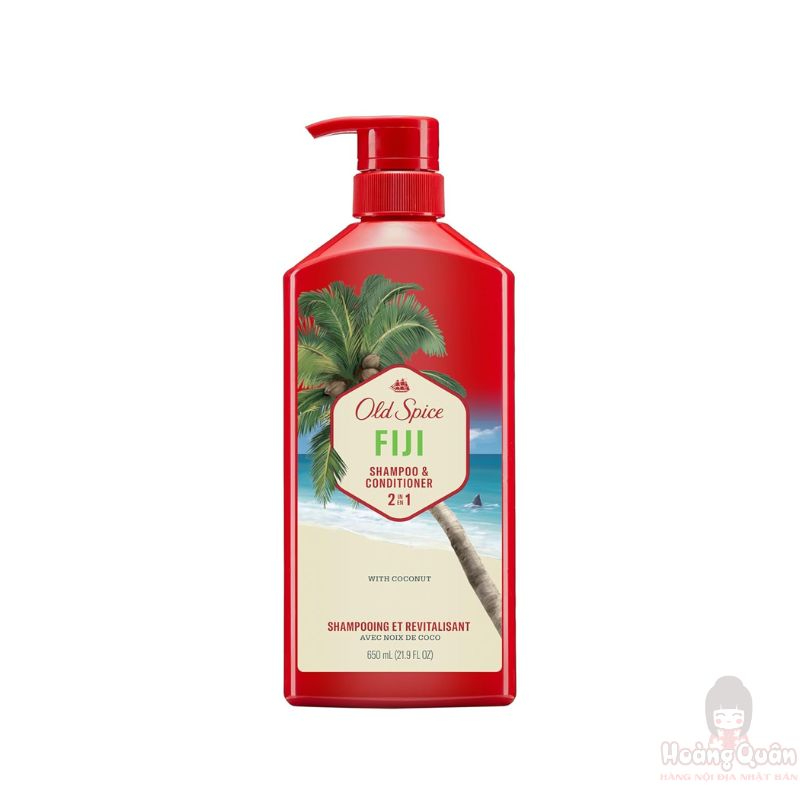 Dầu gội xả 2in1 Old Spice Fiji 650ml