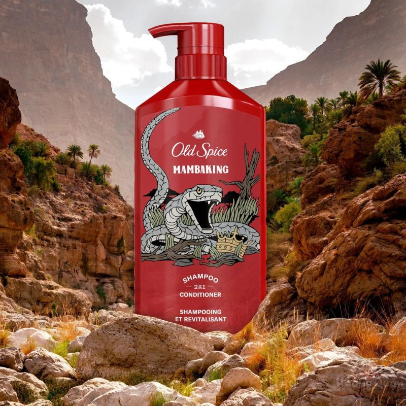 Dầu gội xả 2in1 Old Spice Mambaking 650ml giá tốt