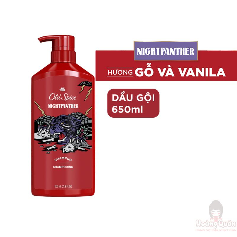 Dầu gội Old Spice NightPanther 650ml