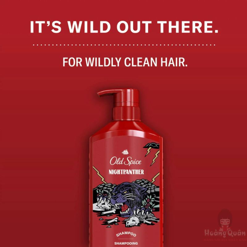 Dầu gội Old Spice NightPanther 650ml giá tốt