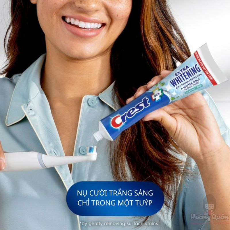 Kem Đánh Răng Crest Plus Extra Whitening 153g giá tốt