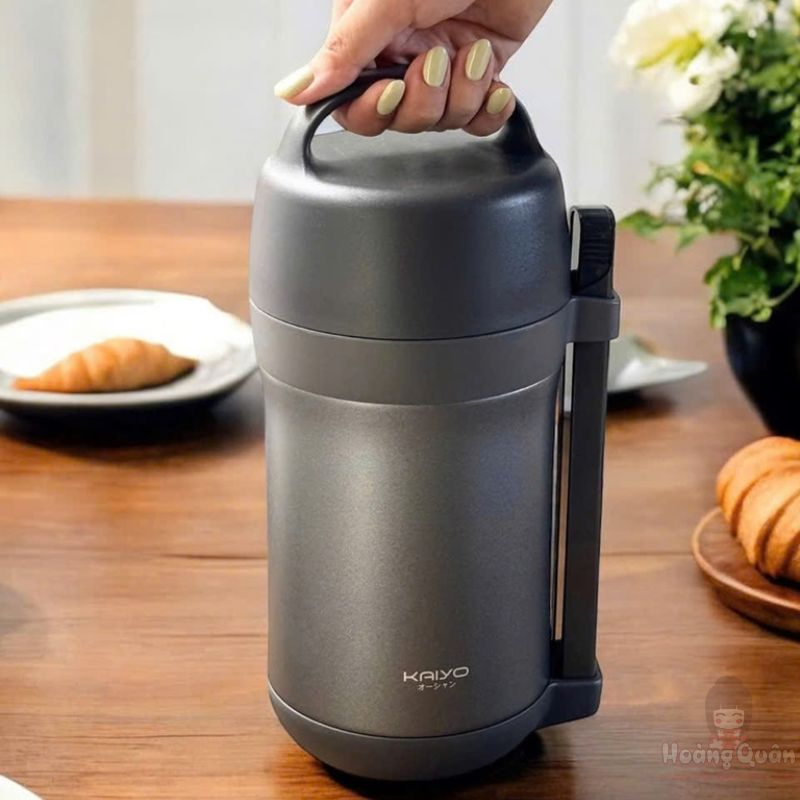 Hộp Cơm Giữ Nhiệt Kaiyo 1.6L Màu Ghi 2