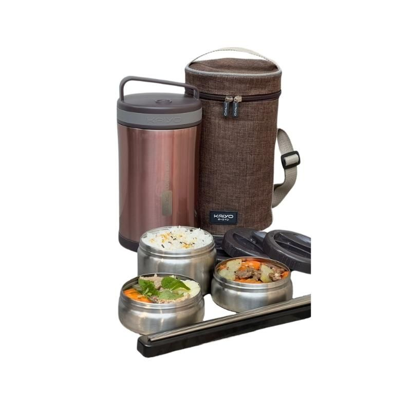 Hộp cơm giữ nhiệt Kaiyo 2in1 1.7L giá rẻ