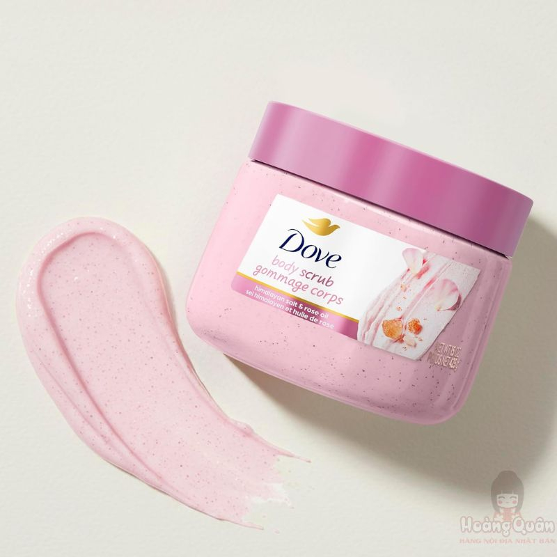 Tẩy Da Chết Dove Himalayan Salt & Rose Oil Body Scrub 425g giá tốt