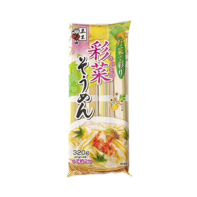Mì Somen ngũ sắc rau củ Itsuki 320g