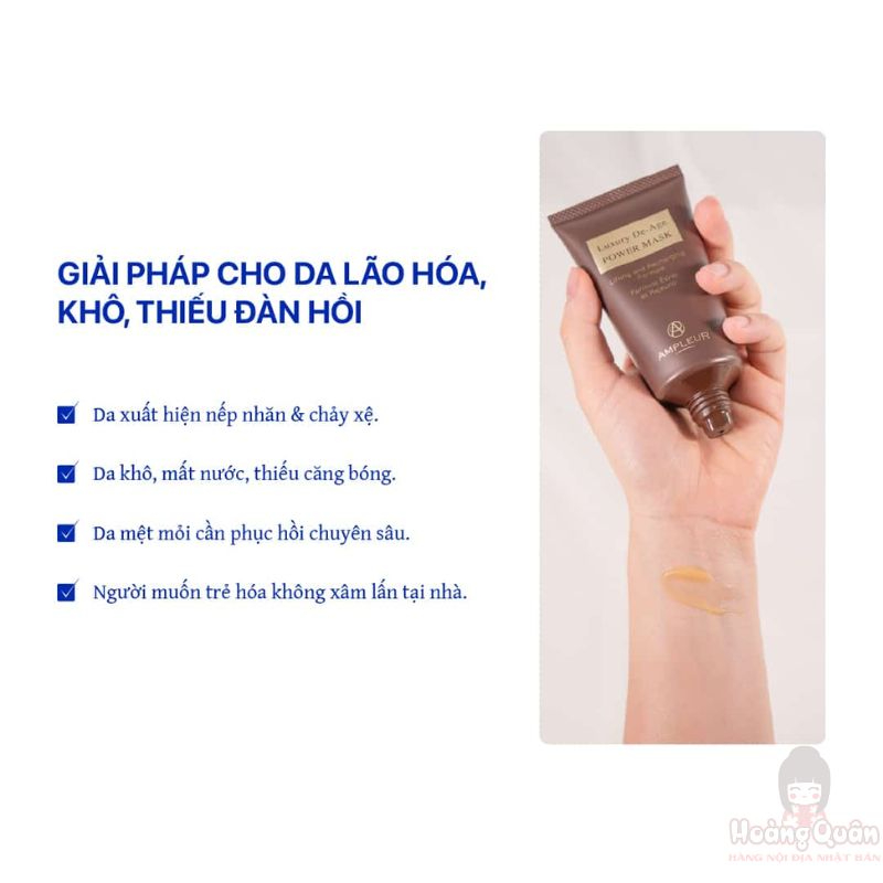 Mặt nạ cấp ẩm ban đêm Ampleur Luxury De-Age Power Mask 70g giá tốt