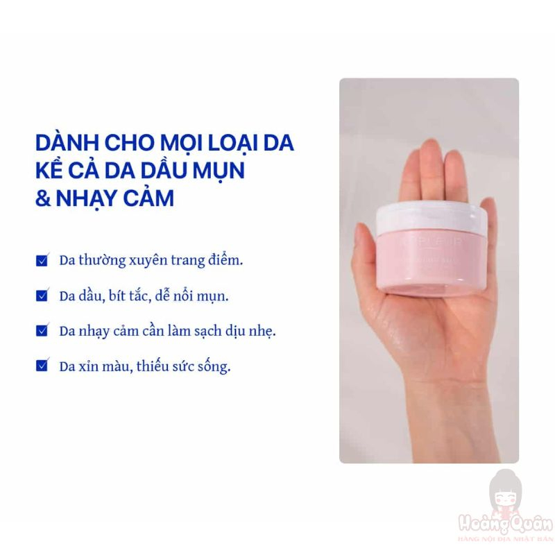 Sáp tẩy trang Ampleur Cleansing Balm 80g uy tín