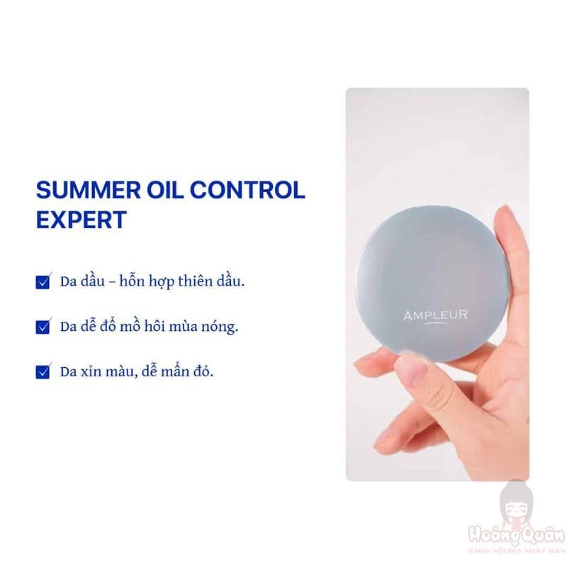 Phấn phủ Ampleur Face Powder Cool SPF50+/PA++++ uy tín