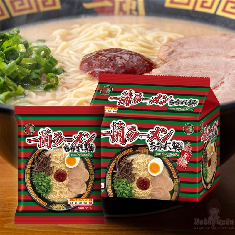 Mì Ichiran Ramen Sợi Xoăn Roll Noodles (5 phần) 660g giá rẻ