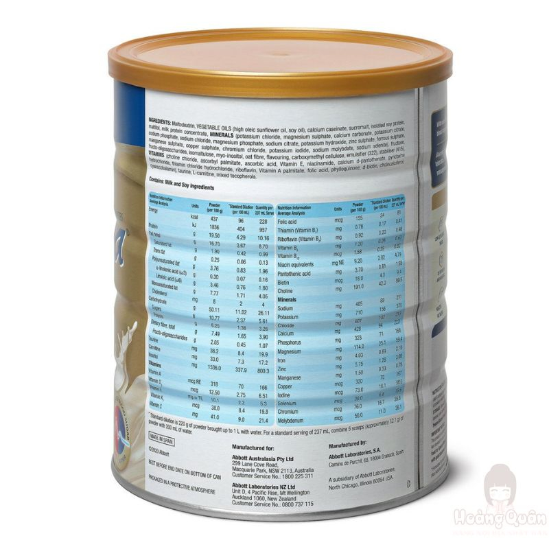 Sữa Glucerna Úc Hương Vani Cho Người Tiểu Đường 850g giá tốt