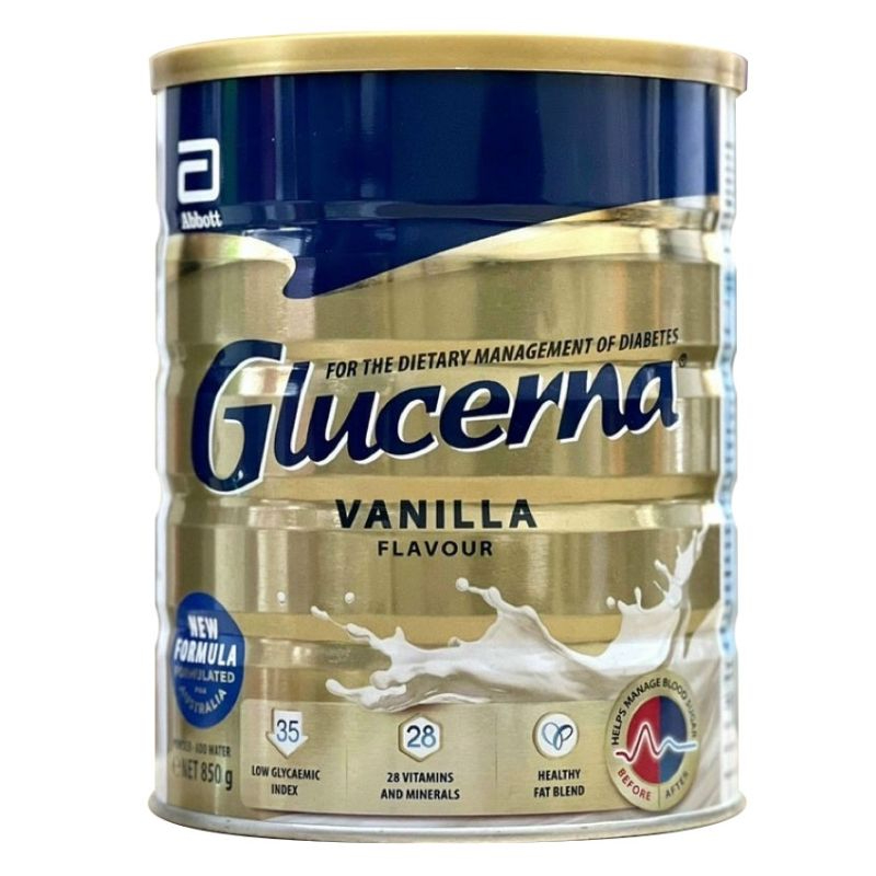 Sữa Glucerna Úc Hương Vani Cho Người Tiểu Đường 850g