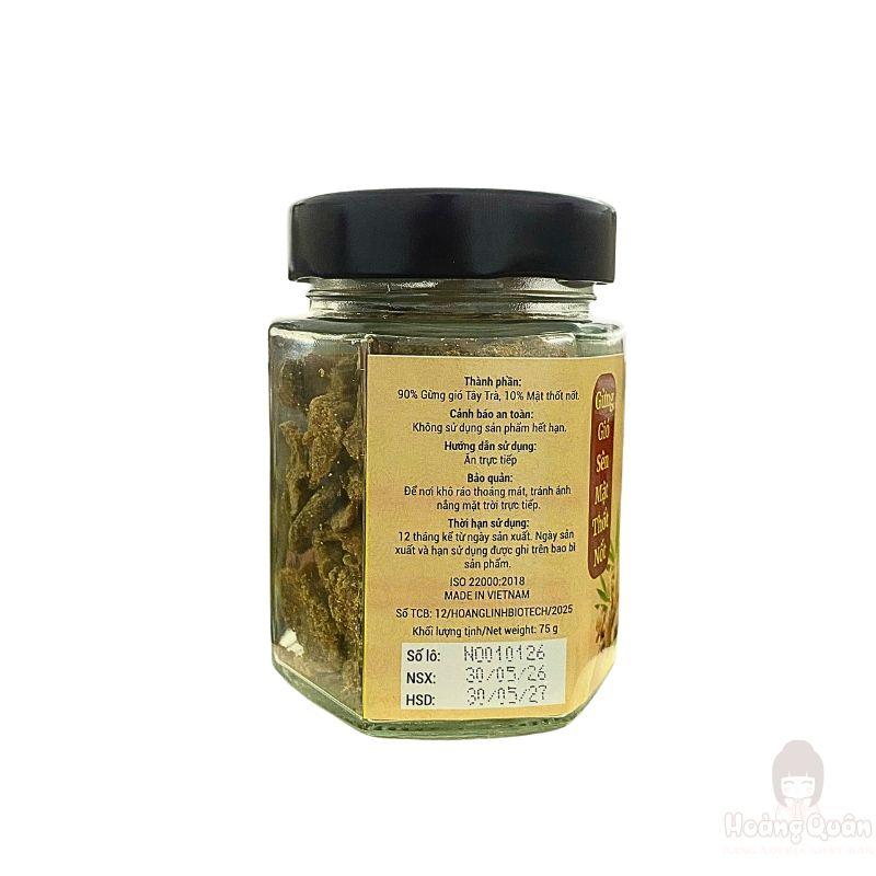 Gừng Gió Sên Mật Thôt Nốt HLB Hủ 75g giá rẻ