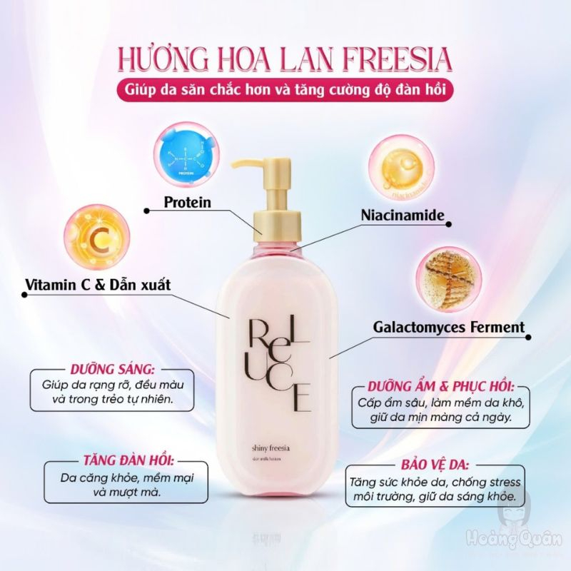 Sữa dưỡng thể Reluce hương hoa lan Freesia 300ml giá rẻ