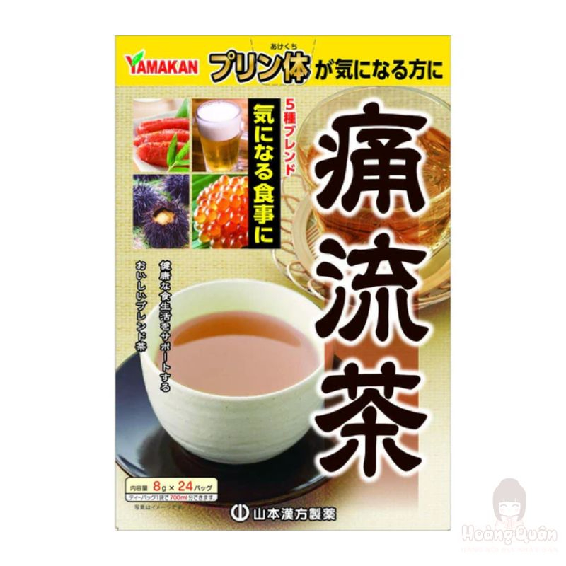 Trà Giảm Mỡ, Điều Trị Gout Yamakan Nhãn Vàng (24 Gói)