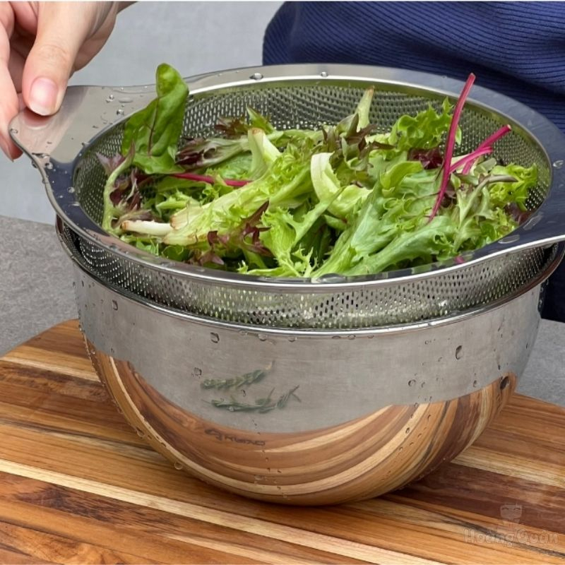 Bộ Tô Trộn Và Rổ Inox Kaiyo Size 20Cm giá tốt