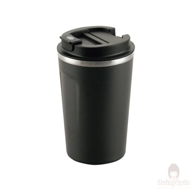 Cốc Giữ Nhiệt Chân Không 2 Lớp, Nắp Bật Kakusee, Dung Tích 400ml