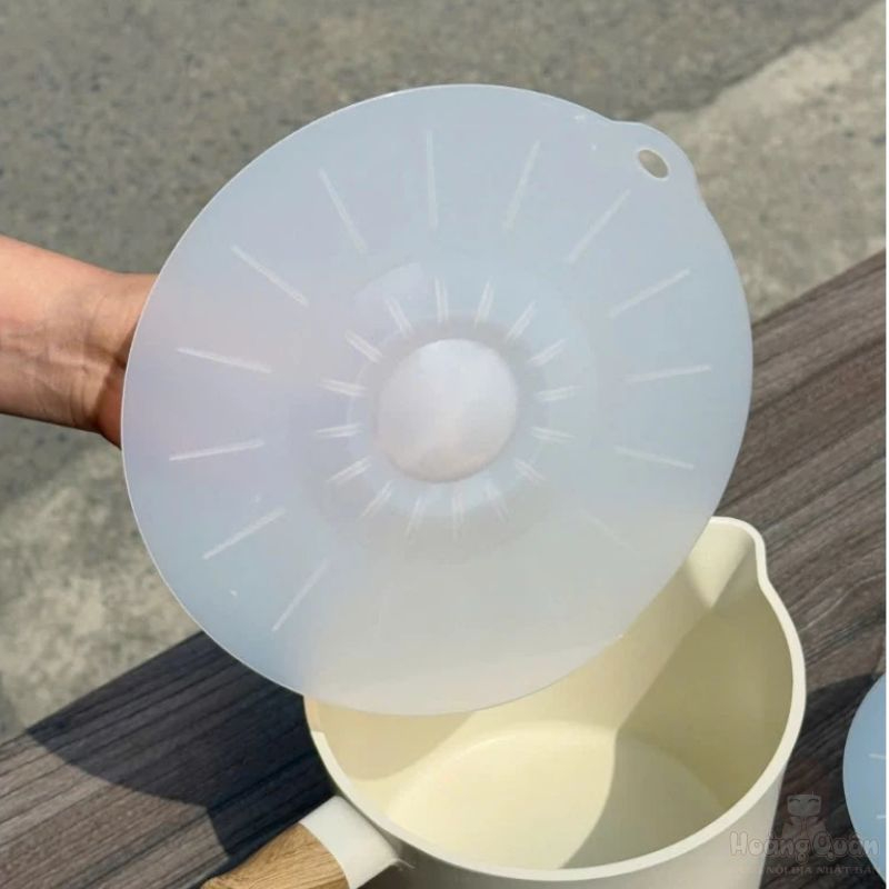 Set 3 nắp hít Silicone bảo quản thực phẩm Kakusee giá tốt